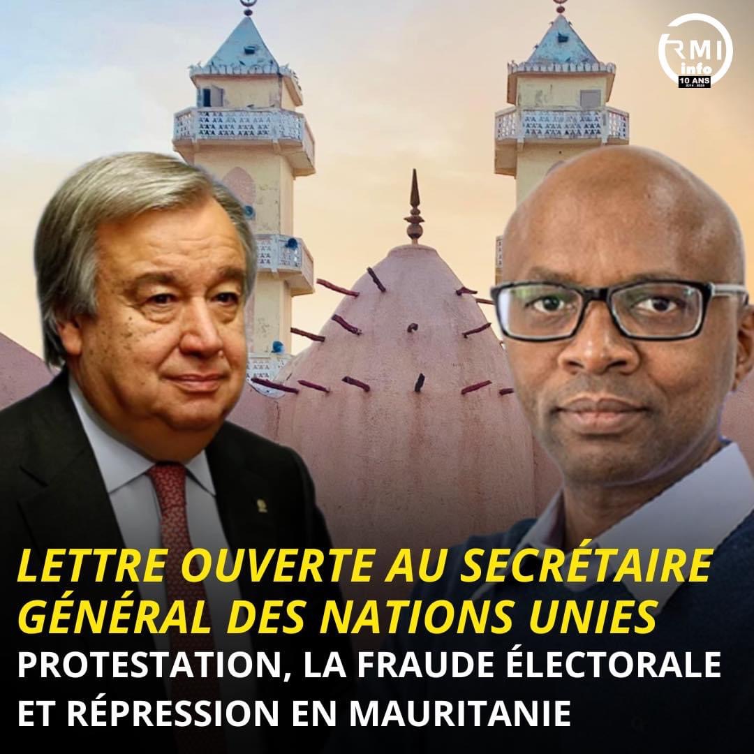 Lettre ouverte à Monsieur le Secrétaire Général des Nations Unies, Antonio Guterres